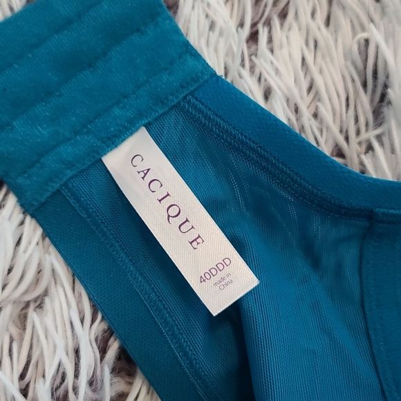 Cacique Pointed Longline French Balconette Bra - Picture 6 of 7